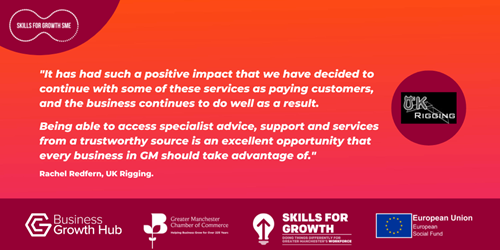 Skills for Growth SME Support UK Rigging Case Study